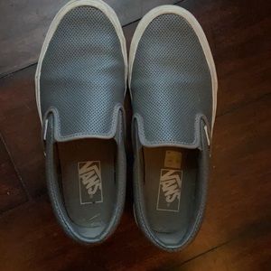 Perforated Leather Vans